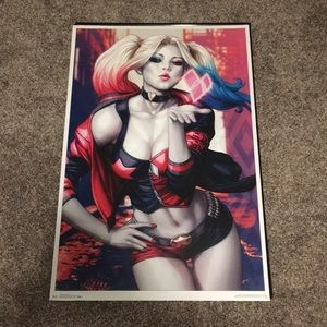 Harley Quinn poster! (does not come with frame!)